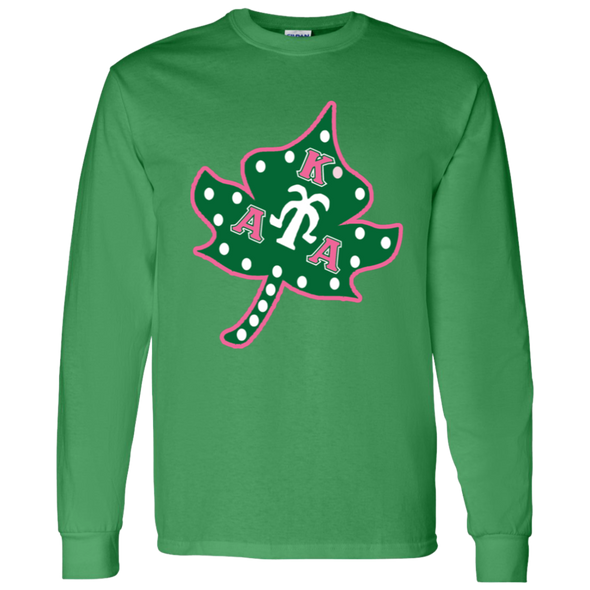 Alpha Kappa Alpha Screen Printed Long Sleeve