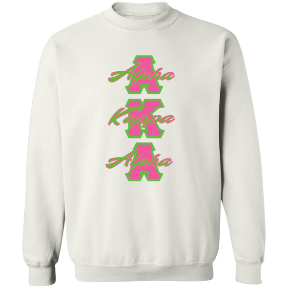 Alpha Kappa Alpha Screen Printed Crewneck Sweatshirt