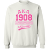 Alpha Kappa Alpha Screen Printed Crewneck Sweatshirt