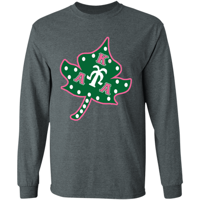 Alpha Kappa Alpha Screen Printed Long Sleeve