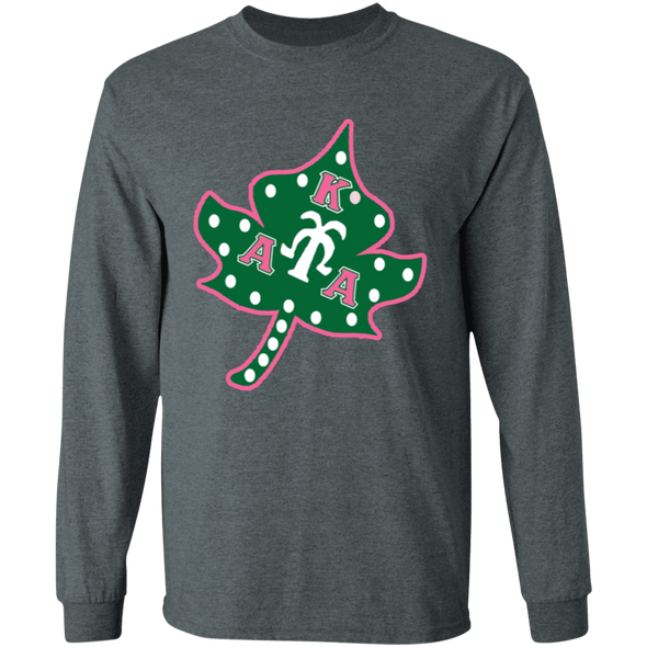 Alpha Kappa Alpha Screen Printed Long Sleeve