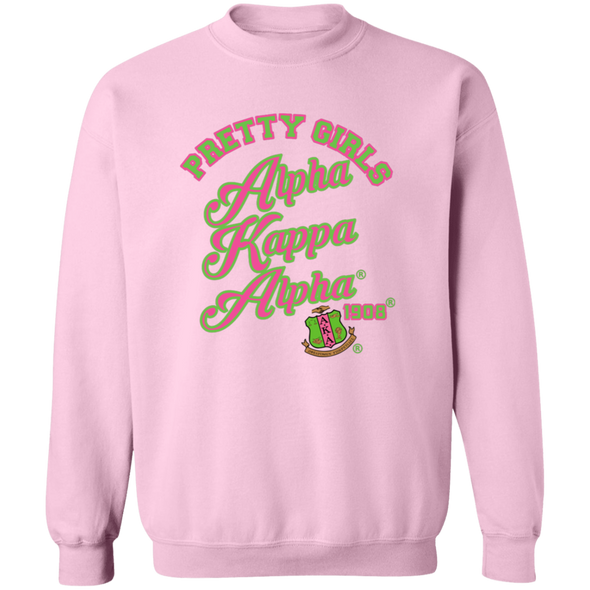 Alpha Kappa Alpha Crewneck Pullover Sweatshirt