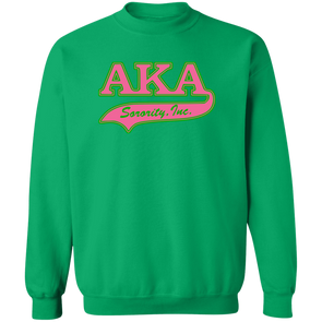 Alpha Kappa Alpha Screen Printed Crewneck Sweatshirt