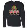 Alpha Kappa Alpha Screen Printed Long Sleeve