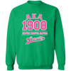 Alpha Kappa Alpha Screen Printed Crewneck Sweatshirt