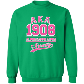 Alpha Kappa Alpha Screen Printed Crewneck Sweatshirt