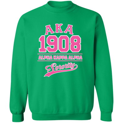 Alpha Kappa Alpha Screen Printed Crewneck Sweatshirt