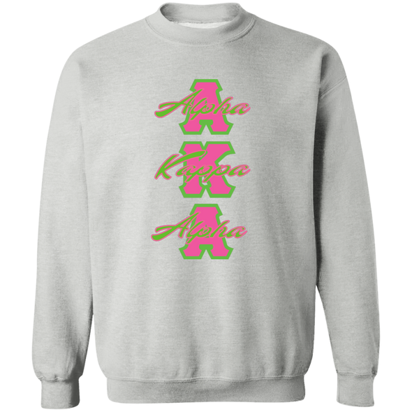 Alpha Kappa Alpha Screen Printed Crewneck Sweatshirt