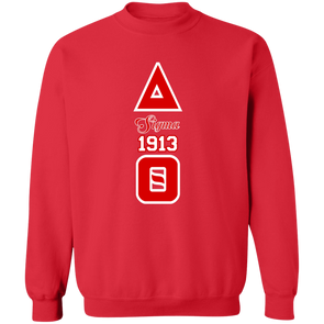 Delta Sigma Theta Sweatshirt Paraphernalia Screen Printed Unisex