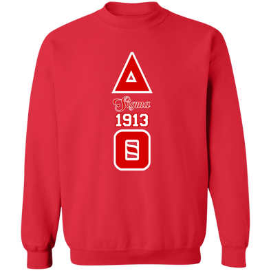 Delta Sigma Theta Sweatshirt Paraphernalia Screen Printed Unisex