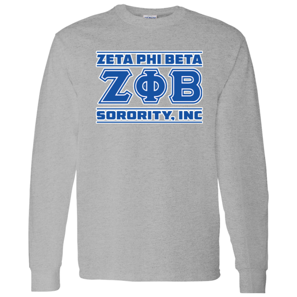 Zeta Phi Beta Sorority LS T-Shirt