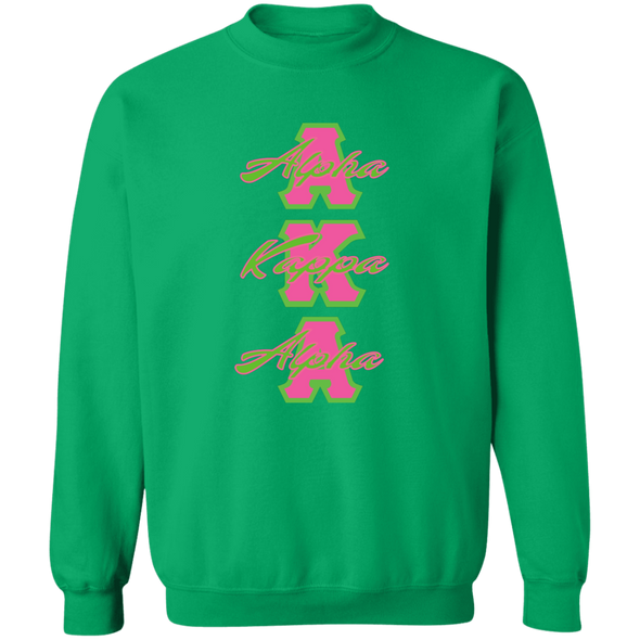 Alpha Kappa Alpha Screen Printed Crewneck Sweatshirt