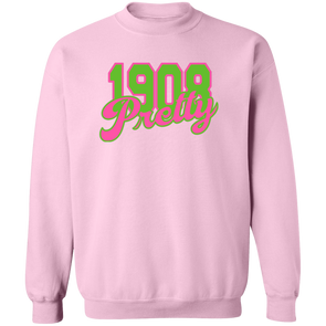 Alpha Kappa Alpha Screen Printed Crewneck Sweatshirt