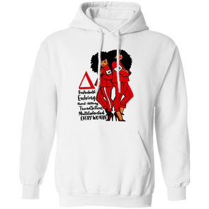 Delta Sigma Theta Hoodie Paraphernalia Screen Printed Unisex