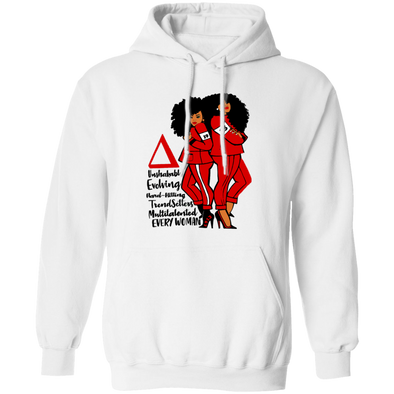 Delta Sigma Theta Hoodie Paraphernalia Screen Printed Unisex