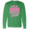 Alpha Kappa Alpha Screen Printed Long Sleeve