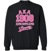 Alpha Kappa Alpha Screen Printed Crewneck Sweatshirt