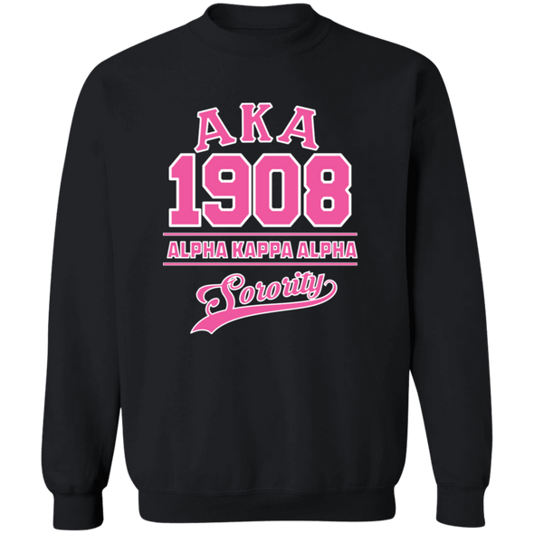 Alpha Kappa Alpha Screen Printed Crewneck Sweatshirt