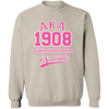 Alpha Kappa Alpha Screen Printed Crewneck Sweatshirt