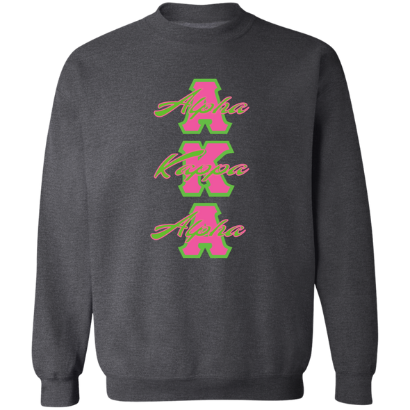 Alpha Kappa Alpha Screen Printed Crewneck Sweatshirt