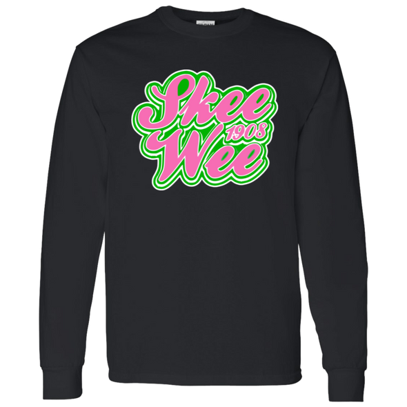 Alpha Kappa Alpha Screen Printed Long Sleeve