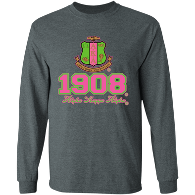 Alpha Kappa Alpha Screen Printed Long Sleeve