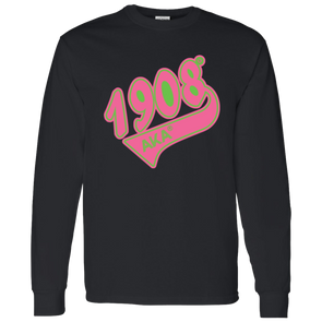 Alpha Kappa Alpha Screen Printed Long Sleeve