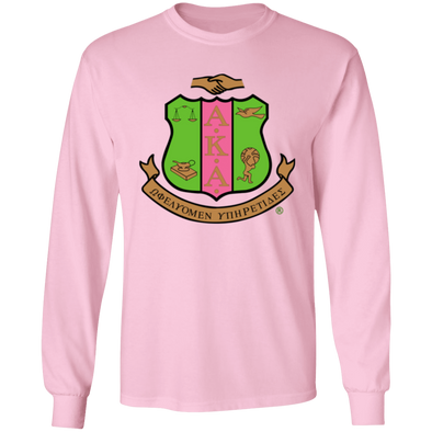 Alpha Kappa Alpha Screen Printed Long Sleeve