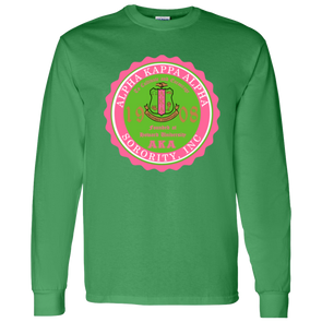 Alpha Kappa Alpha Screen Printed Long Sleeve