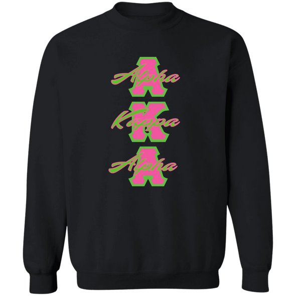 Alpha Kappa Alpha Screen Printed Crewneck Sweatshirt