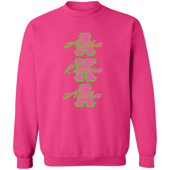 Alpha Kappa Alpha Screen Printed Crewneck Sweatshirt