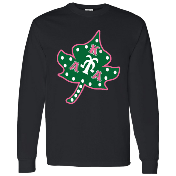 Alpha Kappa Alpha Screen Printed Long Sleeve