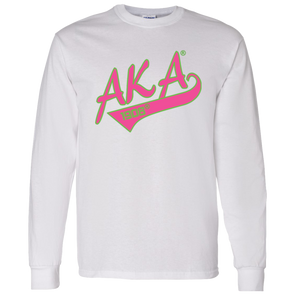 Alpha Kappa Alpha Screen Printed Long Sleeve