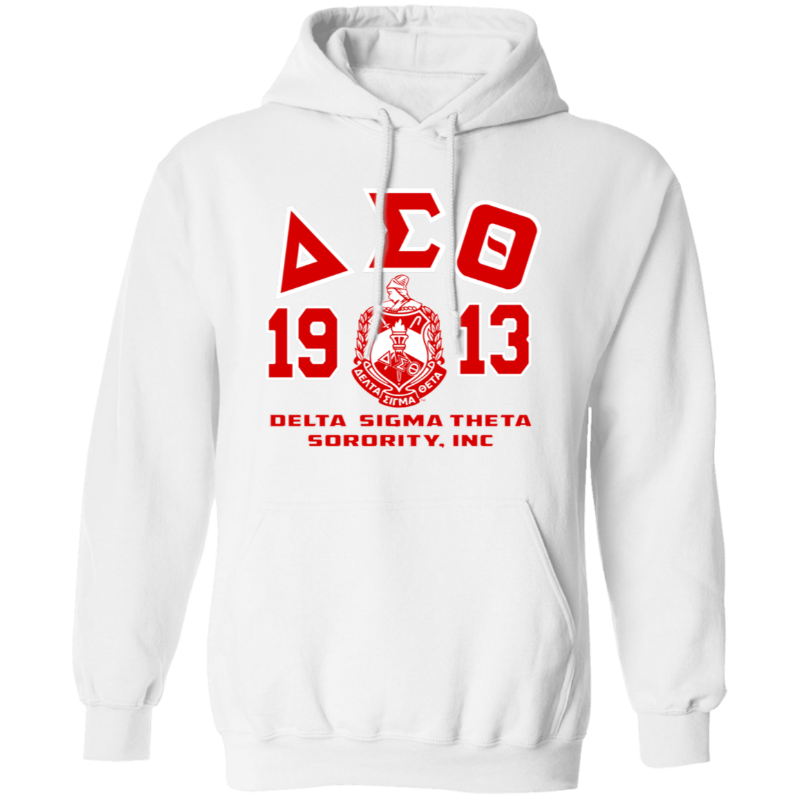 Delta Sigma Theta Hoodie Paraphernalia Screen Printed Unisex – My Greek ...