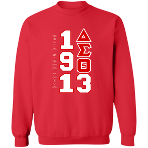 Delta Sigma Theta Sweatshirt Paraphernalia Screen Printed Unisex