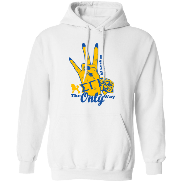 Sigma Gamma Rho Screen Printed  Hoodie