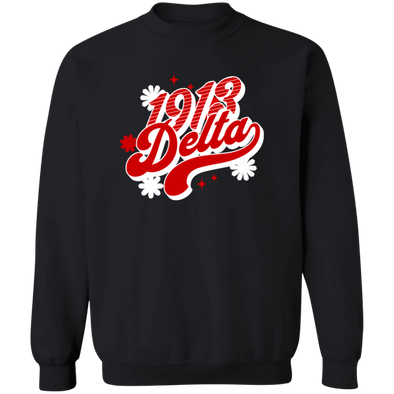 Delta Sigma Theta Sweatshirt Paraphernalia Screen Printed Unisex