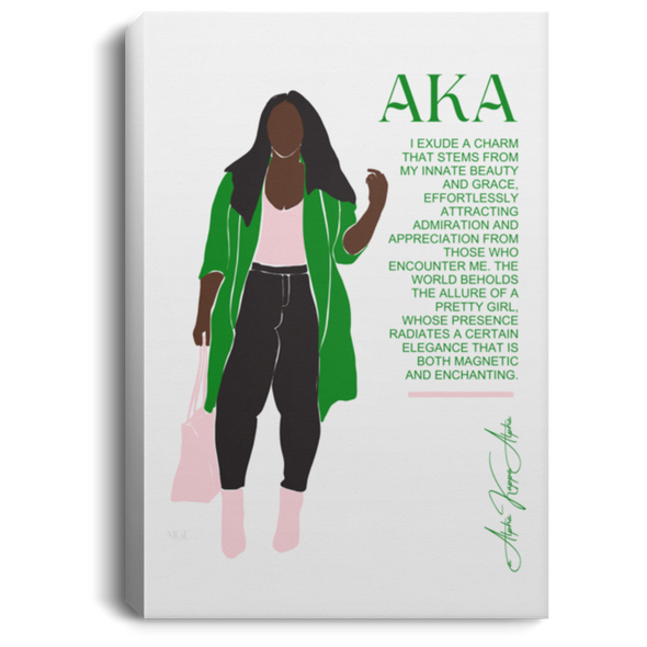 Alpha Kappa Alpha Canvas Canvas