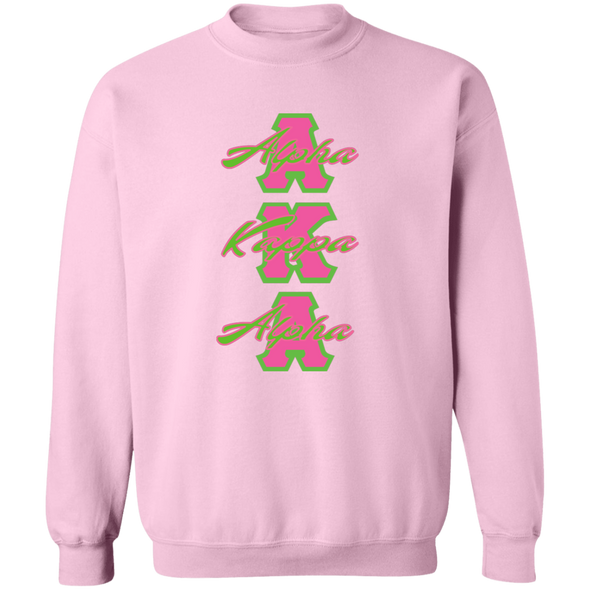 Alpha Kappa Alpha Screen Printed Crewneck Sweatshirt