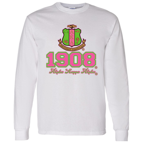 Alpha Kappa Alpha Screen Printed Long Sleeve