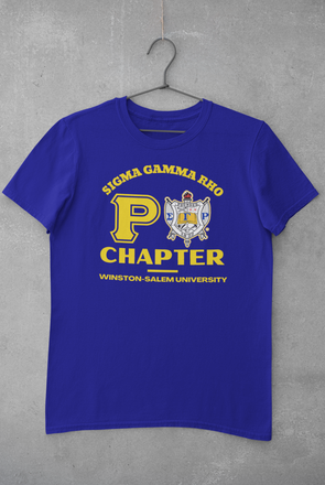 Sigma Gamma Rho Custom Greek Chapter T-Shirts Ed. 1