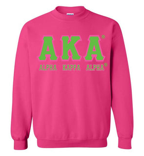 Alpha Kappa Alpha Sweatshirt Ed. 5 - My Greek Letters