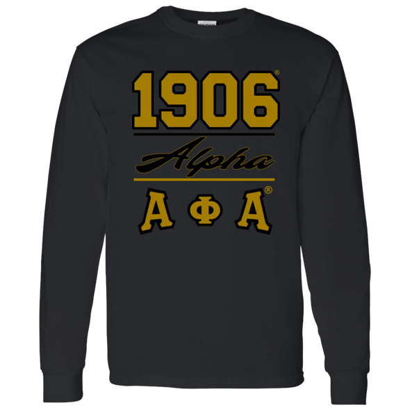 Alpha Phi Alpha Fraternity Long Sleeve T-Shirt - My Greek Letters