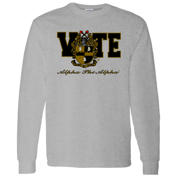 Alpha Phi Alpha Fraternity Long Sleeve T-Shirt - My Greek Letters